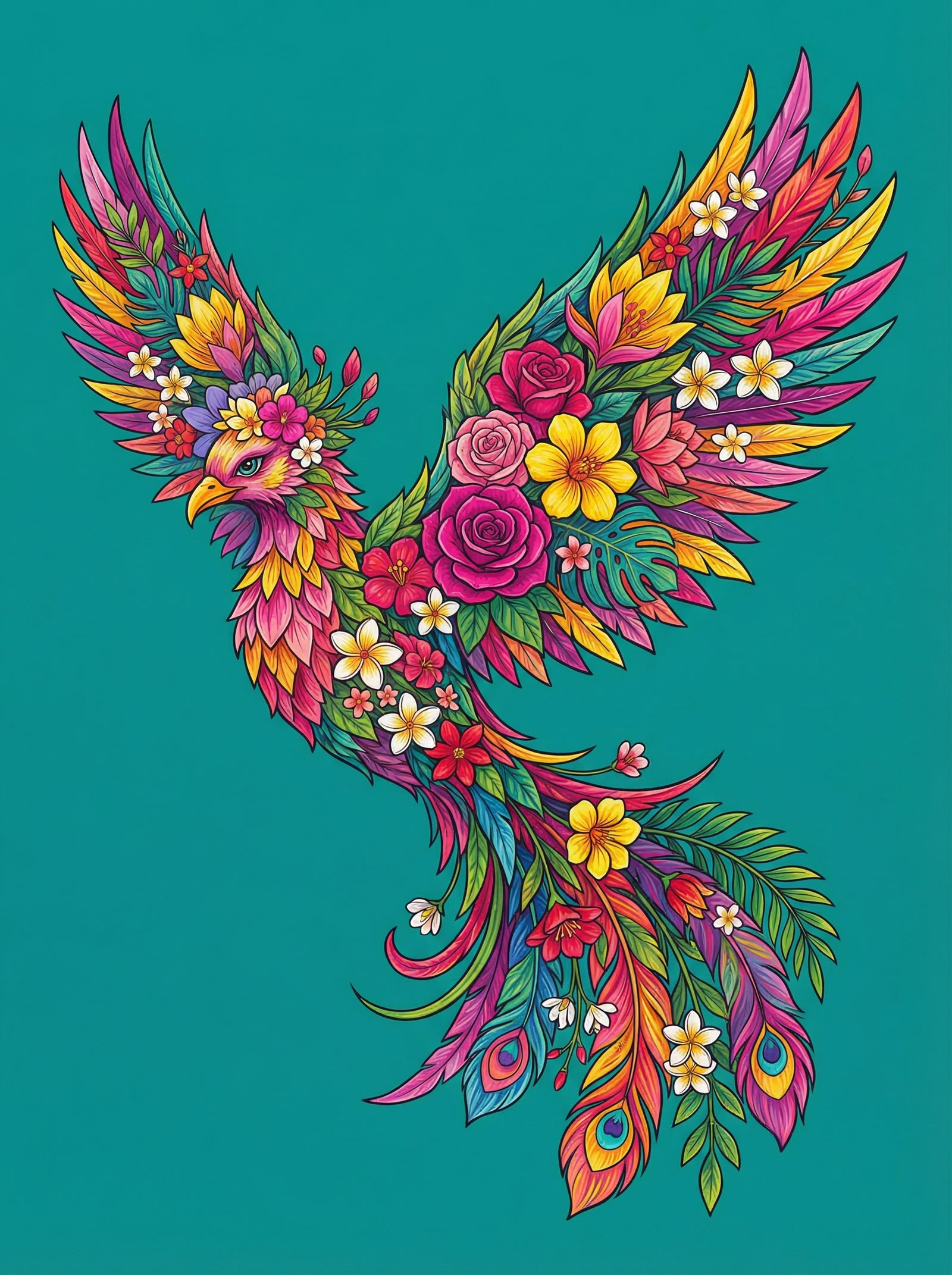 Poster in black frame