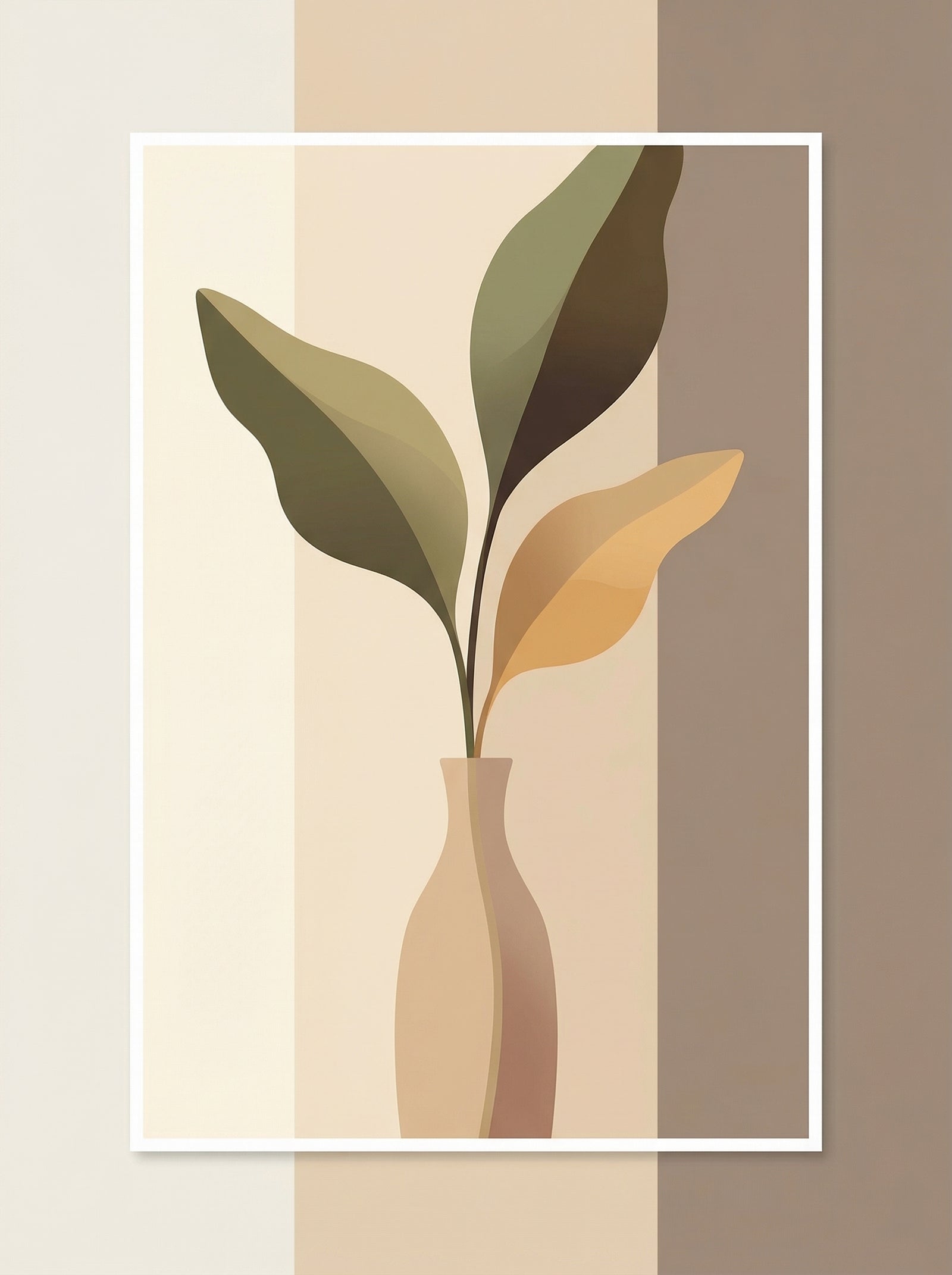 Poster in black frame