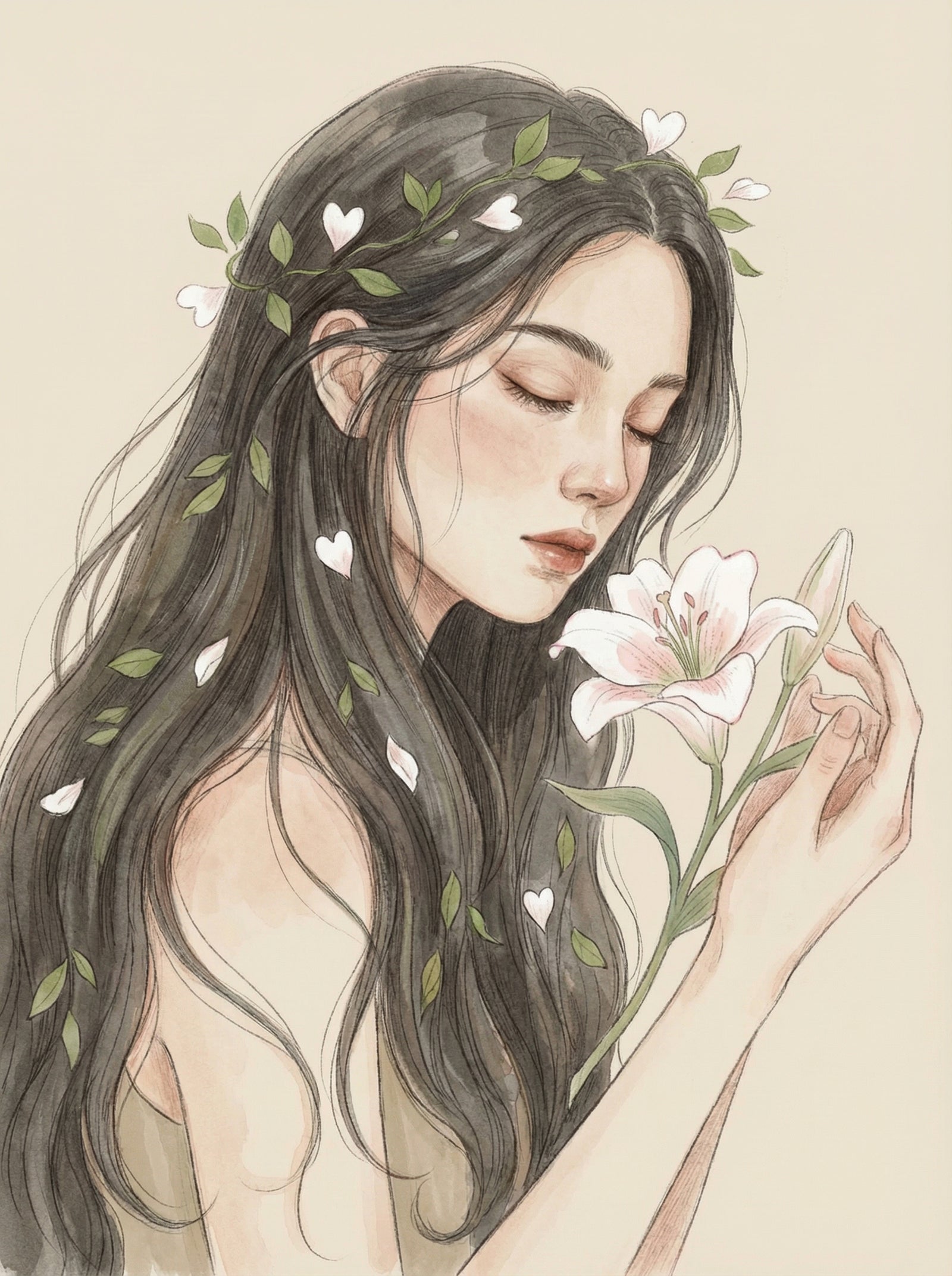 Poster in black frame