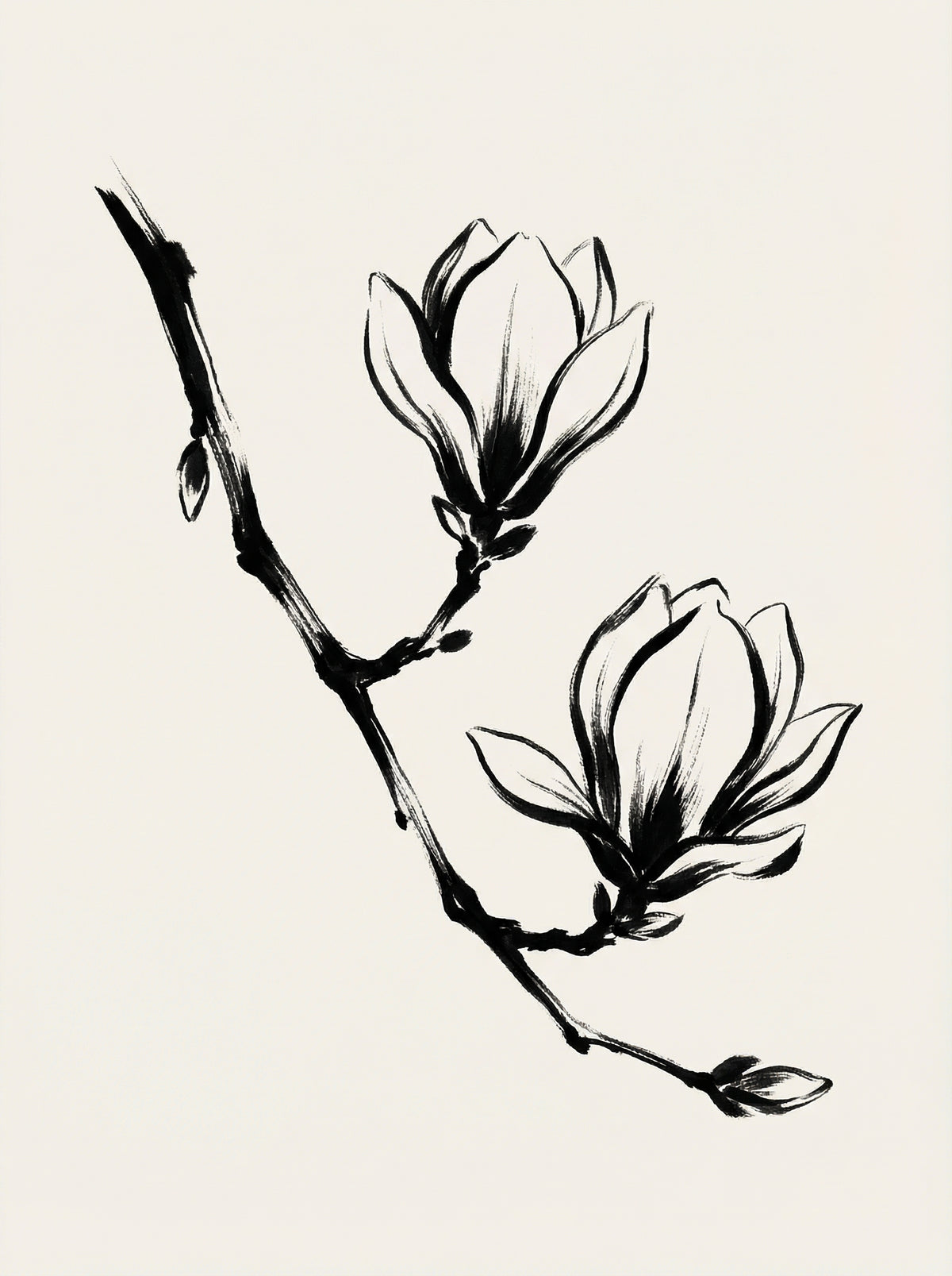 Poster in black frame