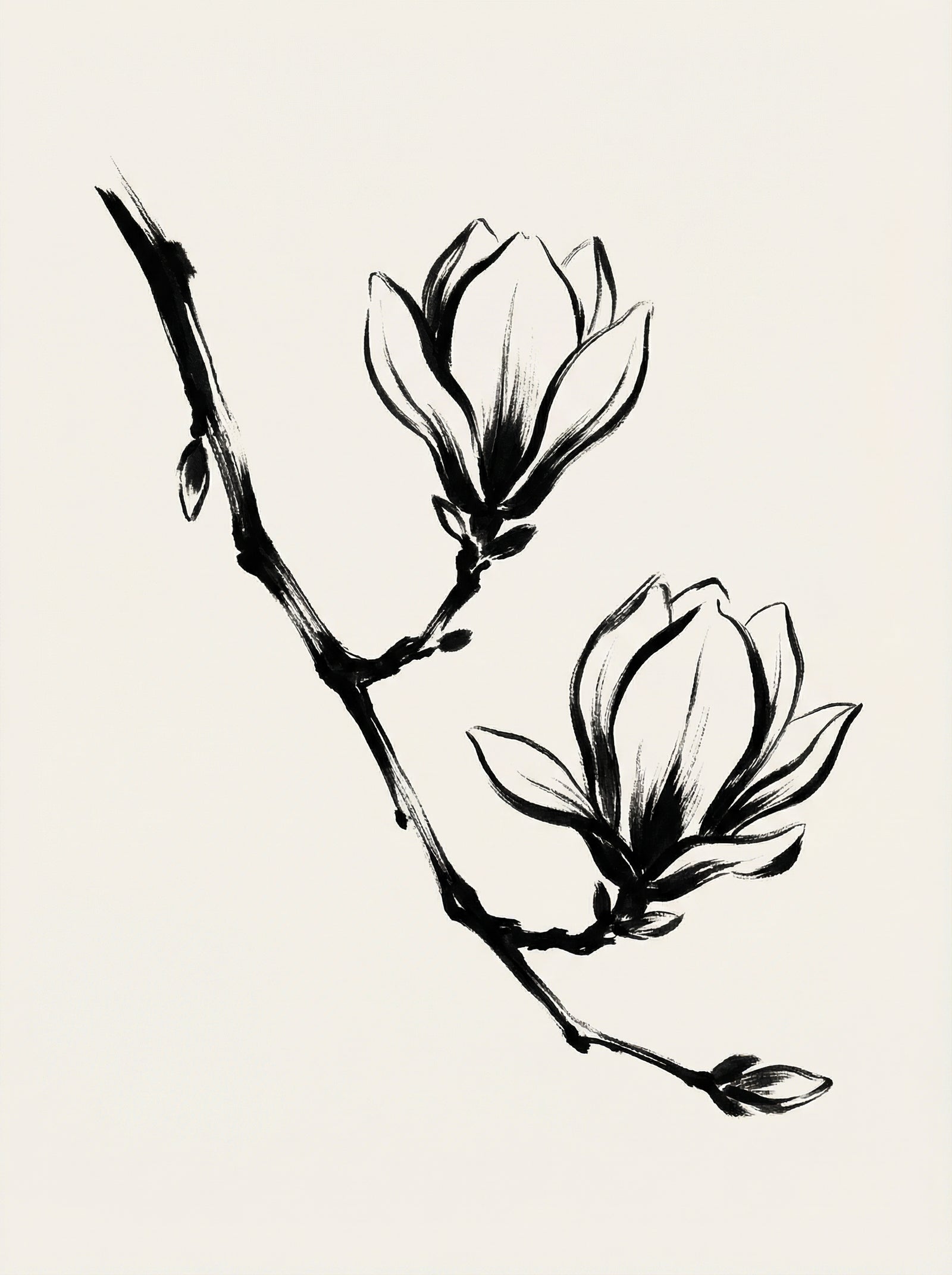 Poster in black frame