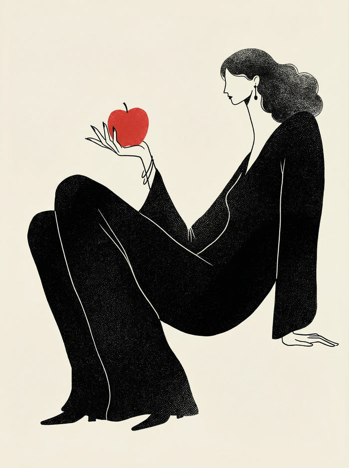 Poster in black frame