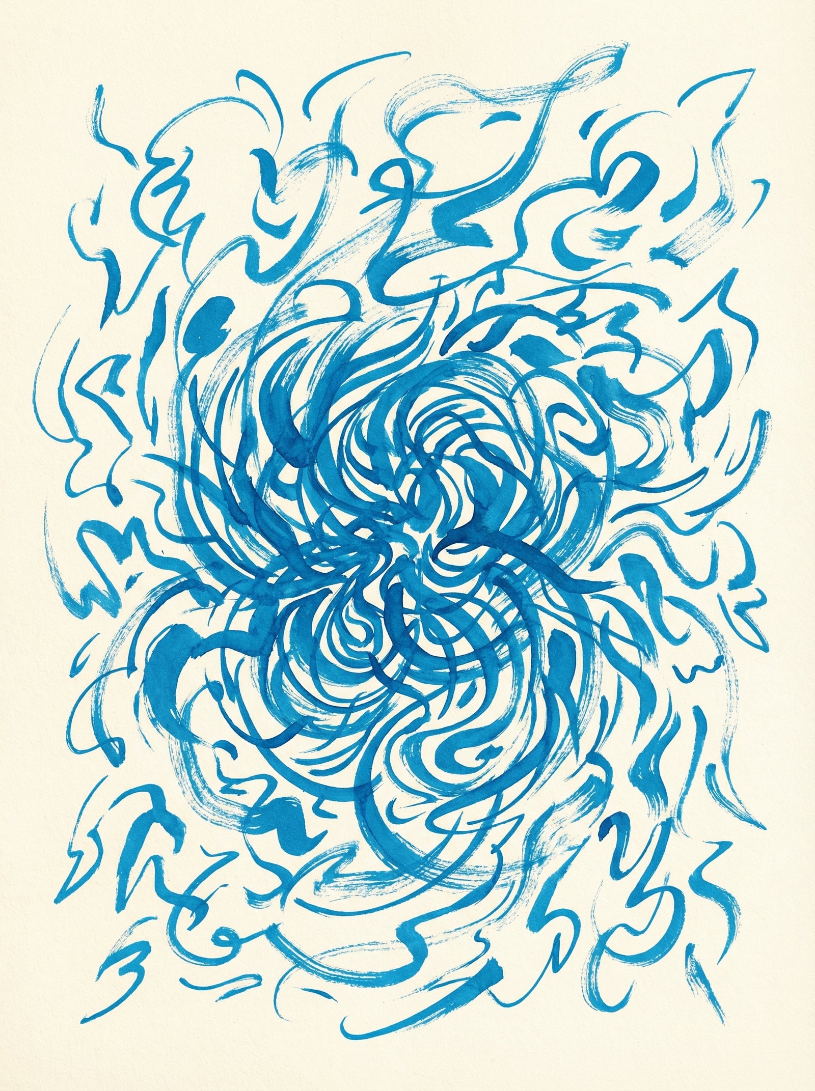 Poster in black frame