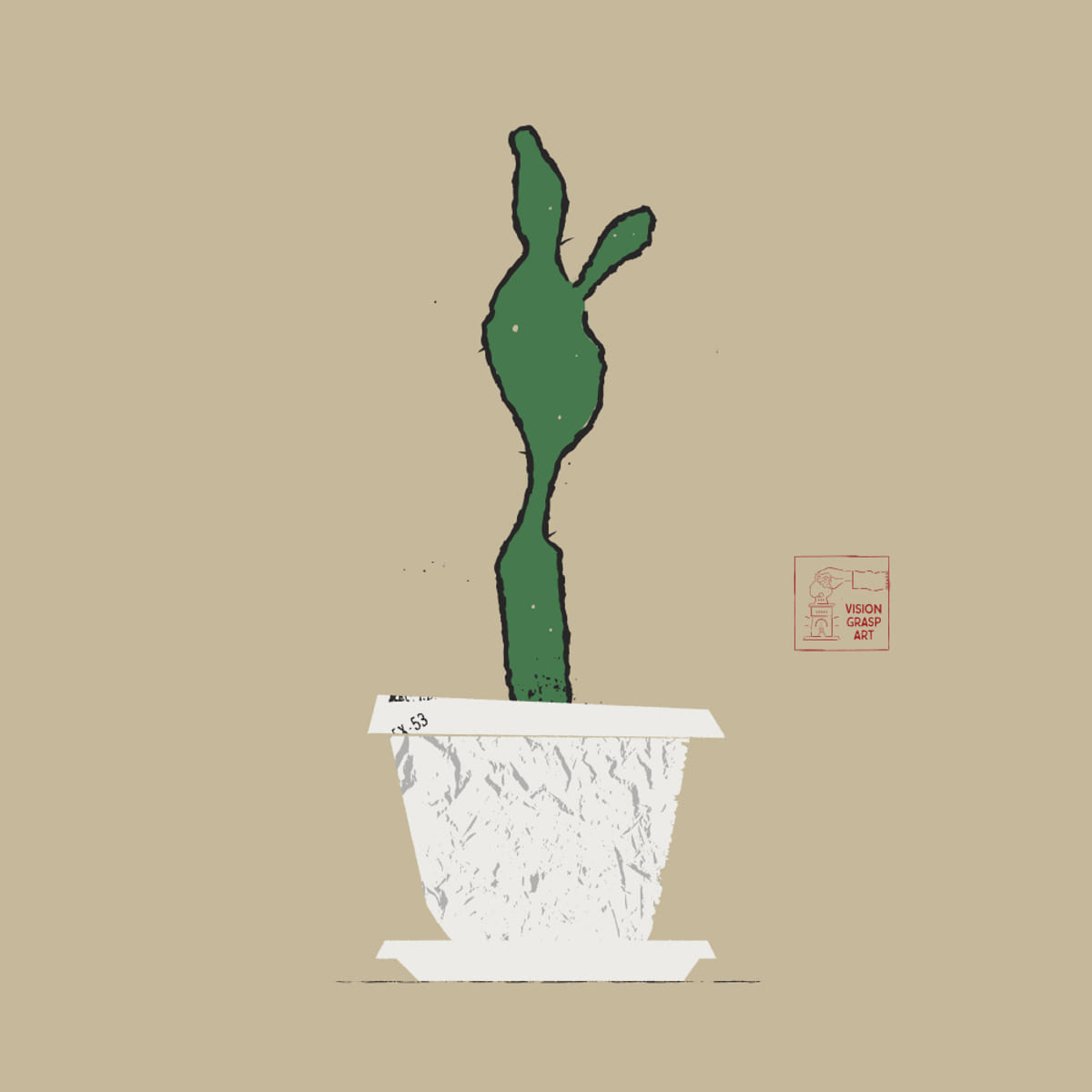 Cactus -juliste – juliste ja taidepainatus