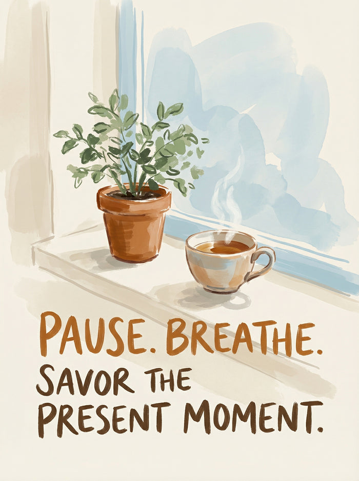 Calm Urgency – Poster und Kunstdruck