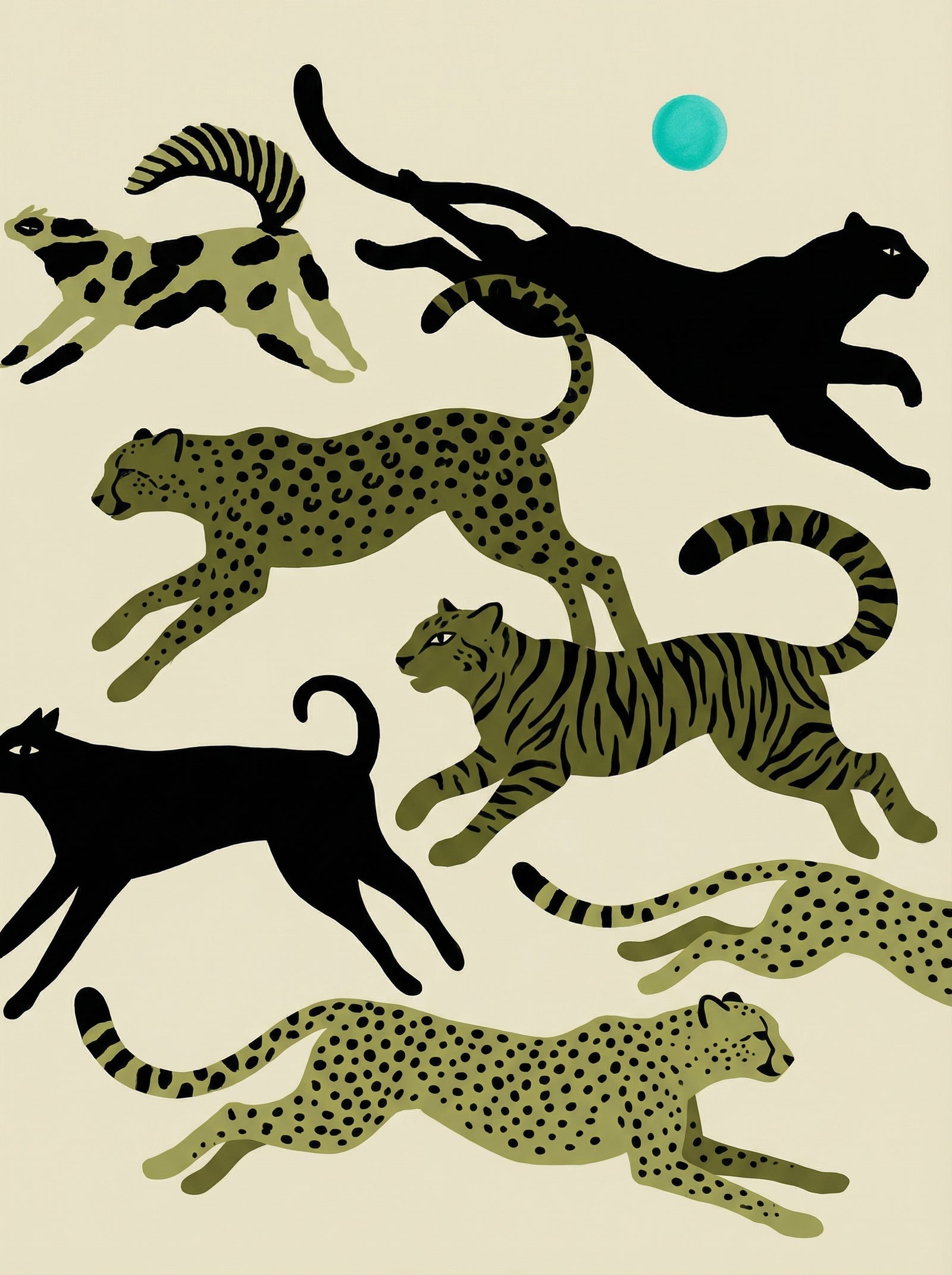 Poster in black frame