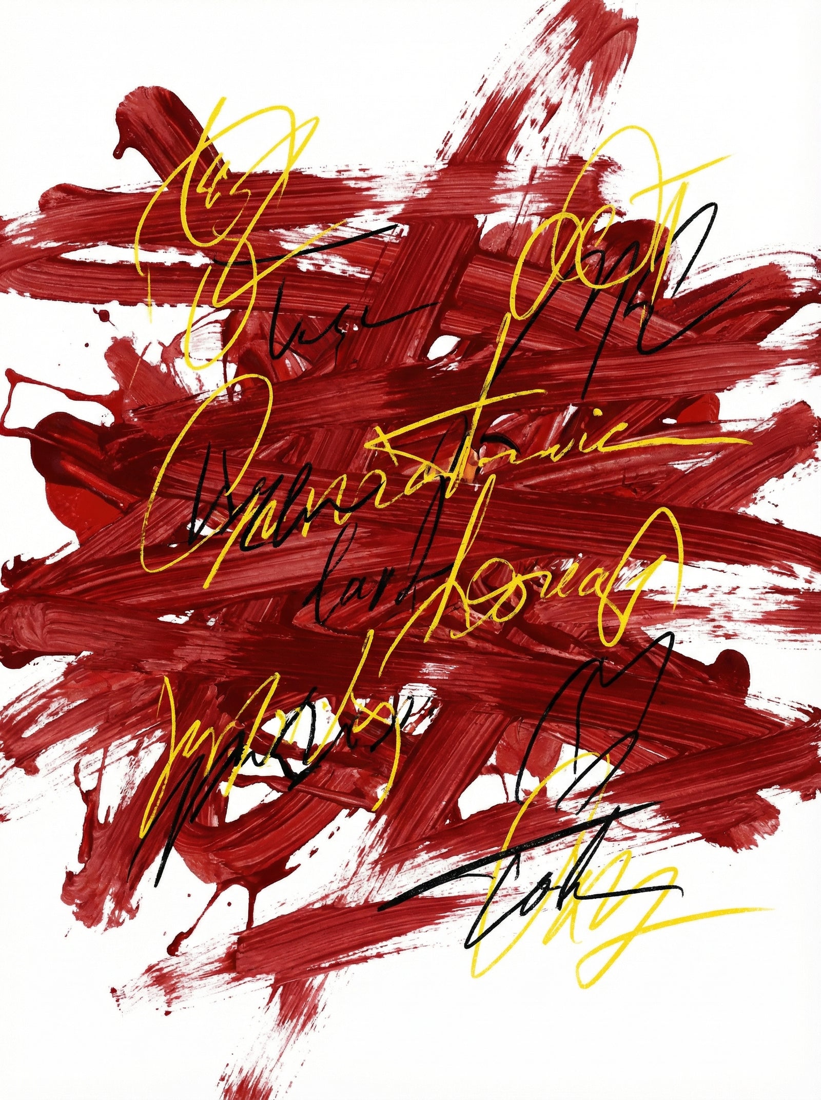 Poster in black frame