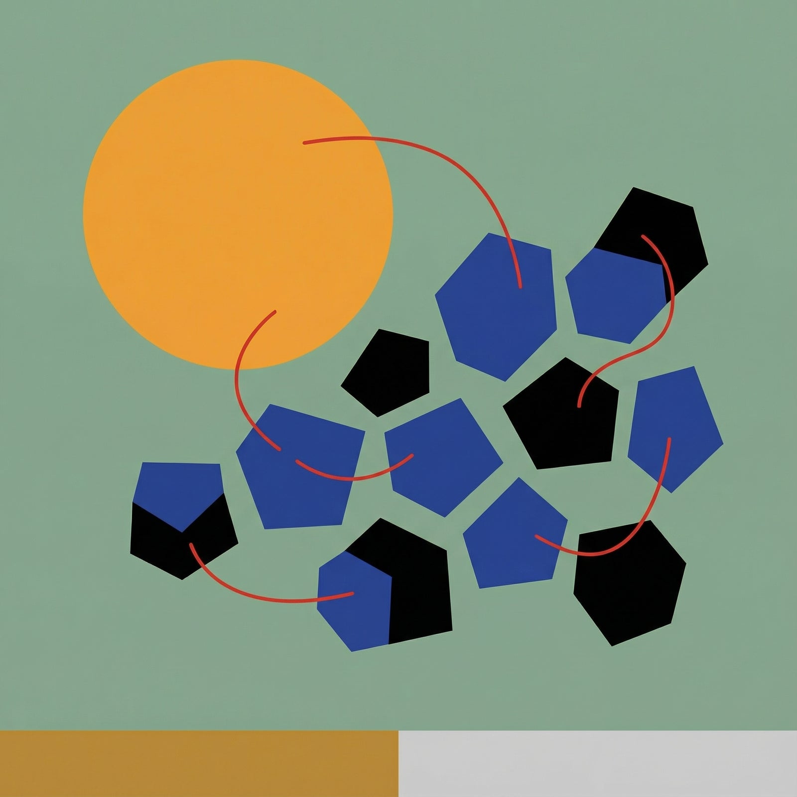 Poster in black frame