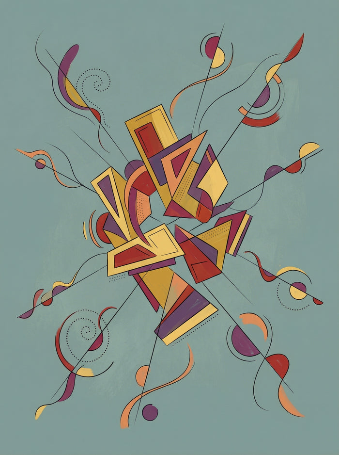 Poster in black frame