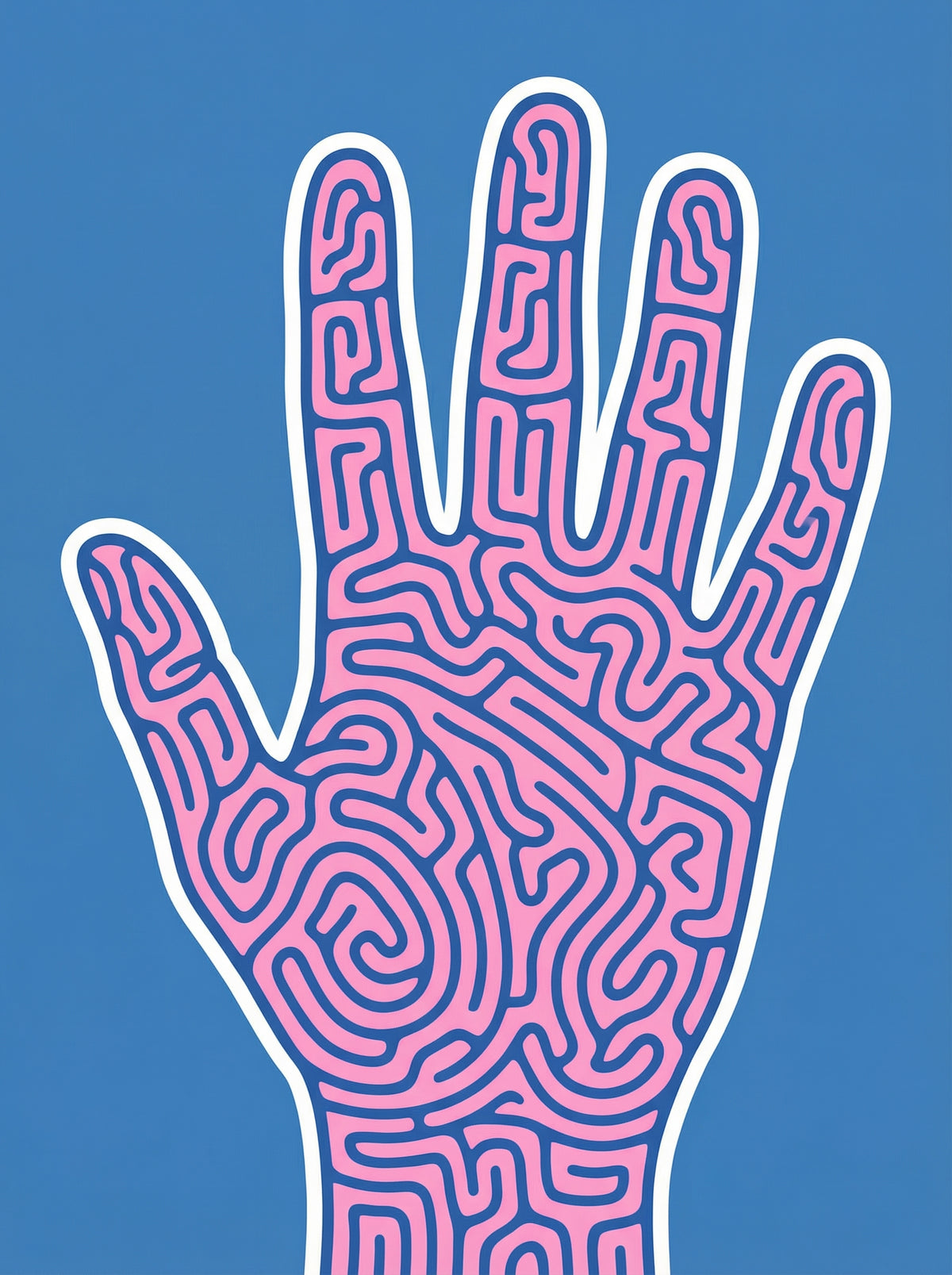 Poster in black frame