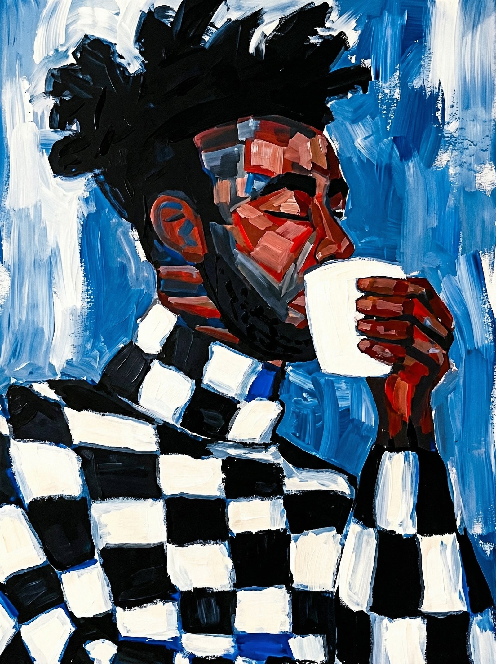 Poster in black frame