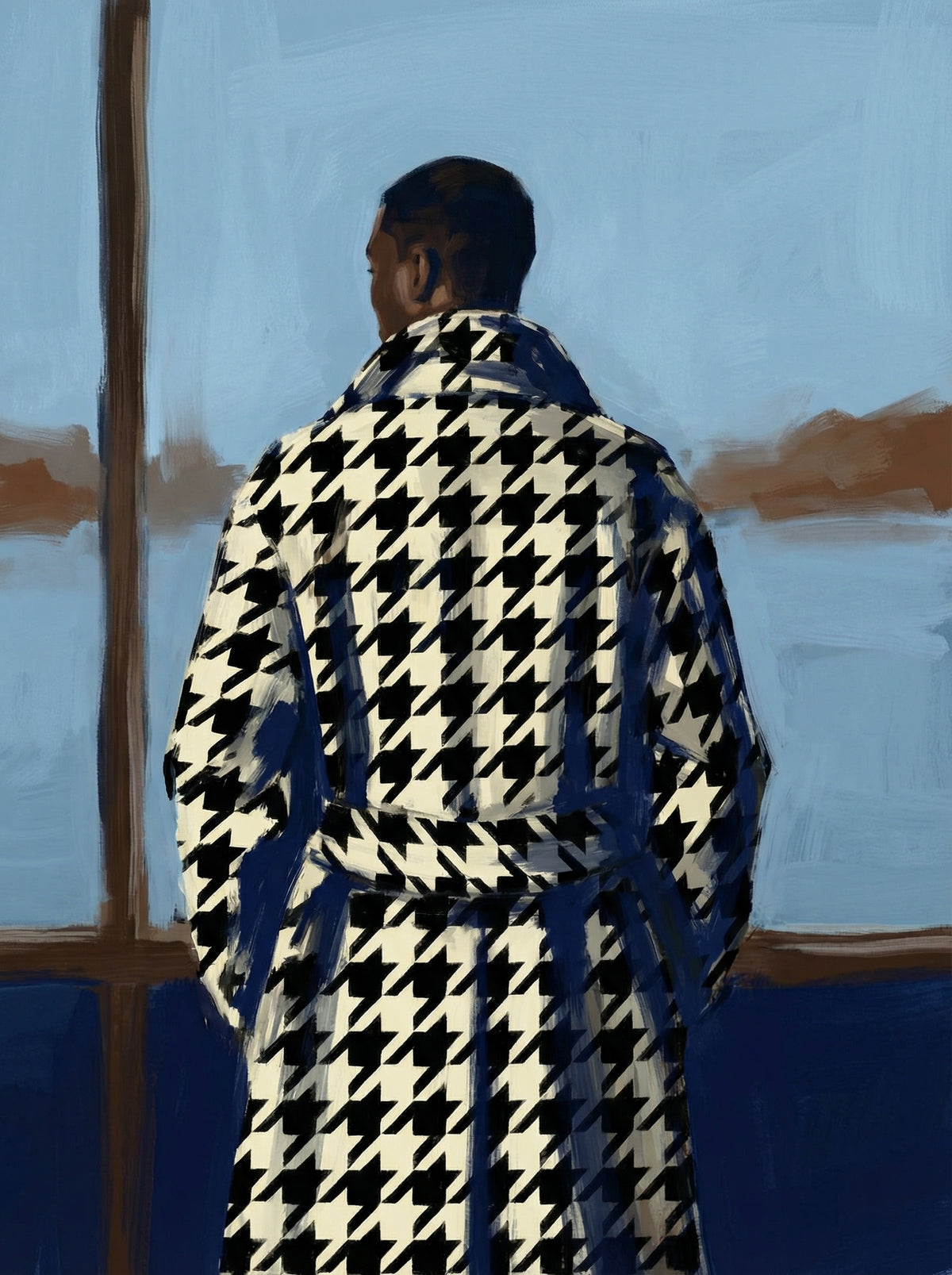 Poster in black frame