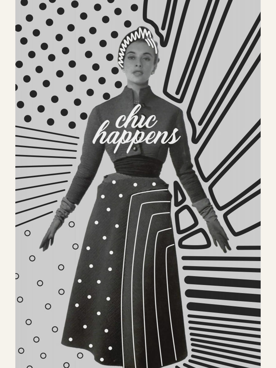 Chic Happens Poster – plakat og kunsttryk