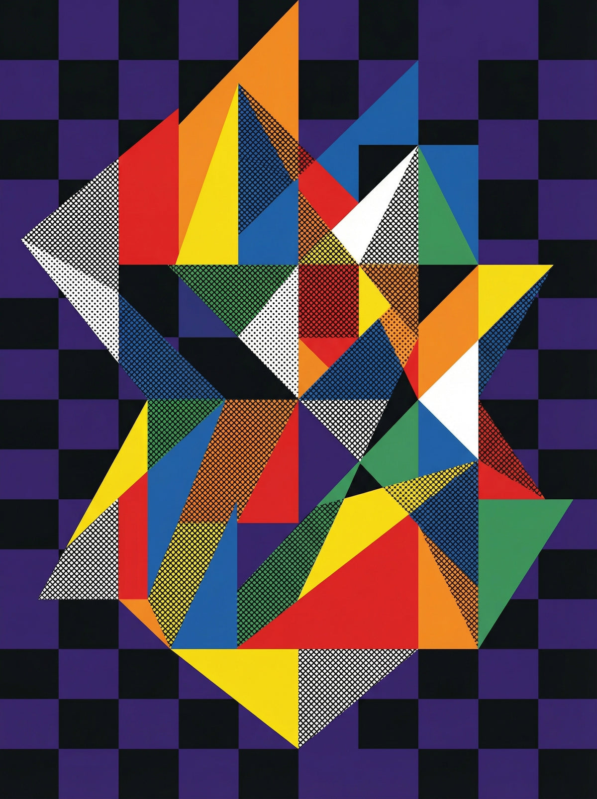 Poster in black frame