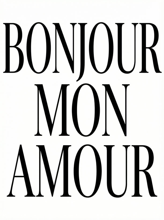 Poster in black frame