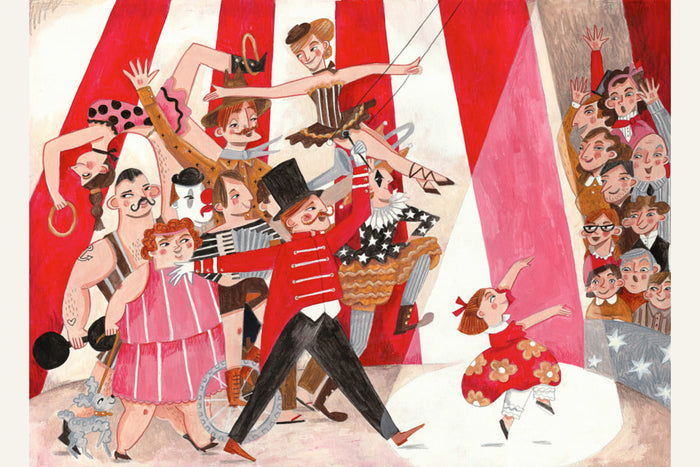 Circus in the city Poster – poster and art print