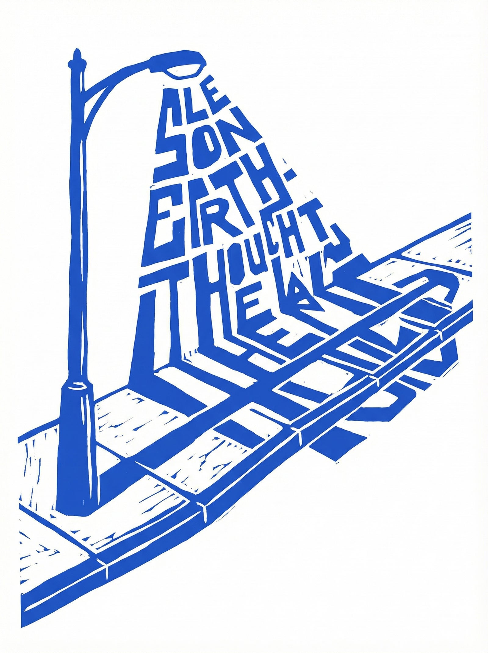 Poster in black frame