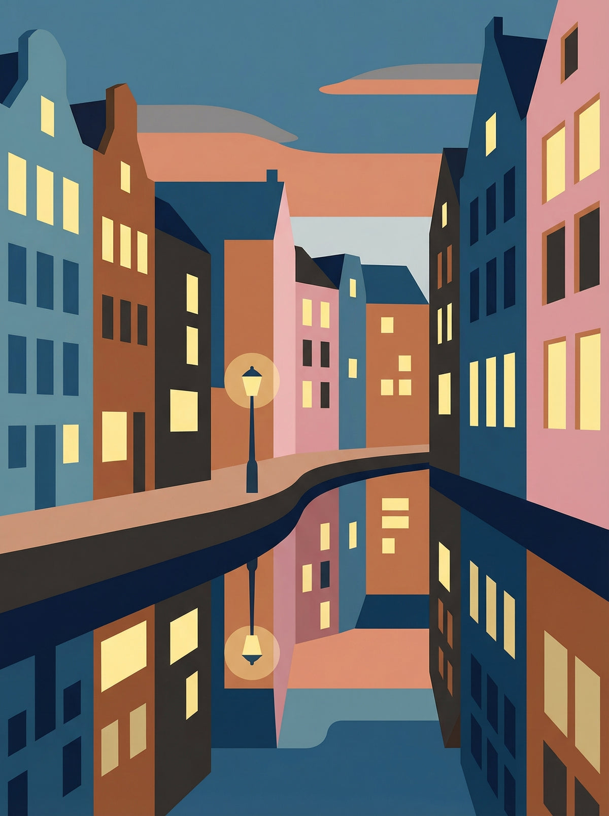 Poster in black frame