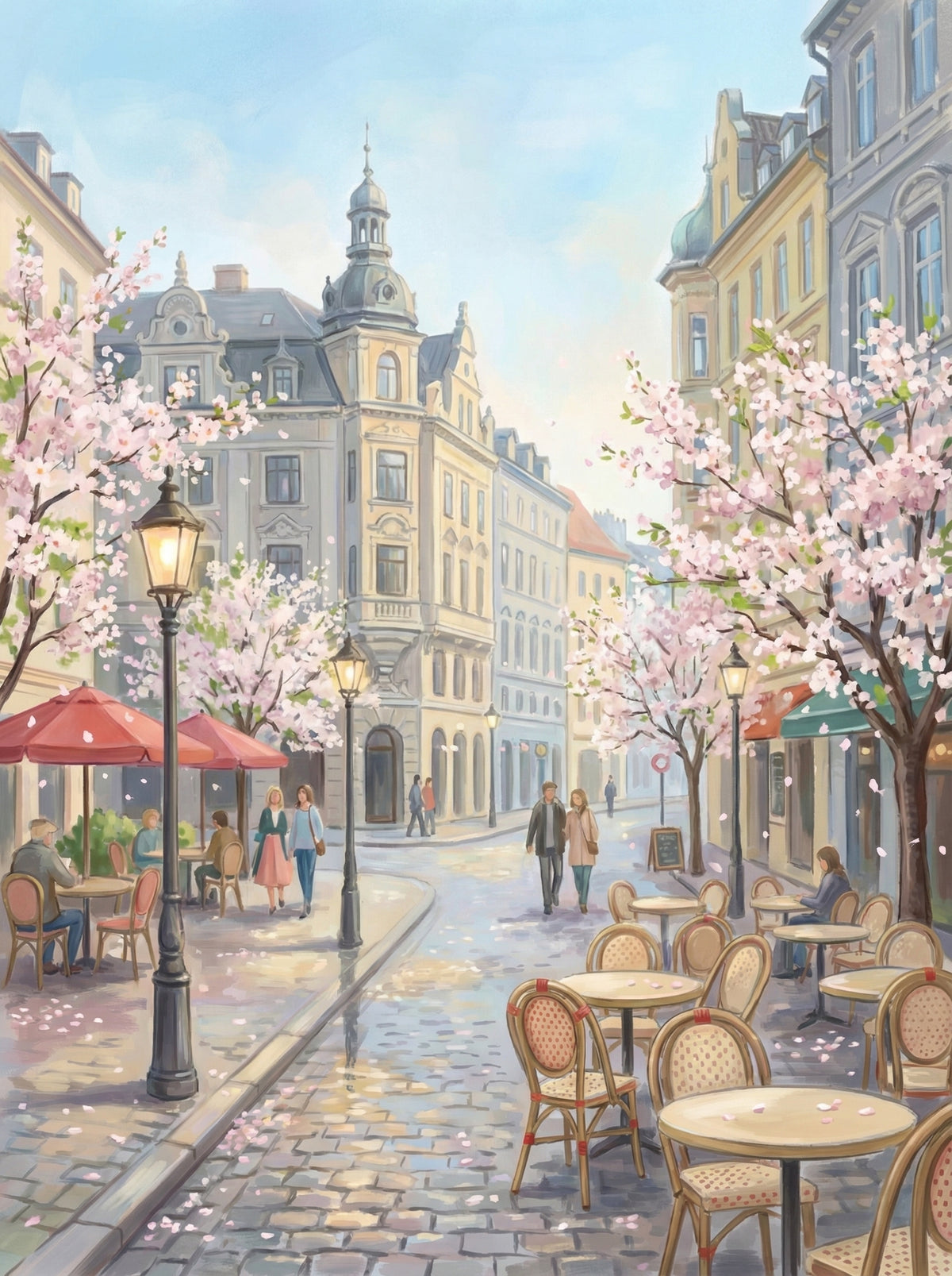 Poster in black frame