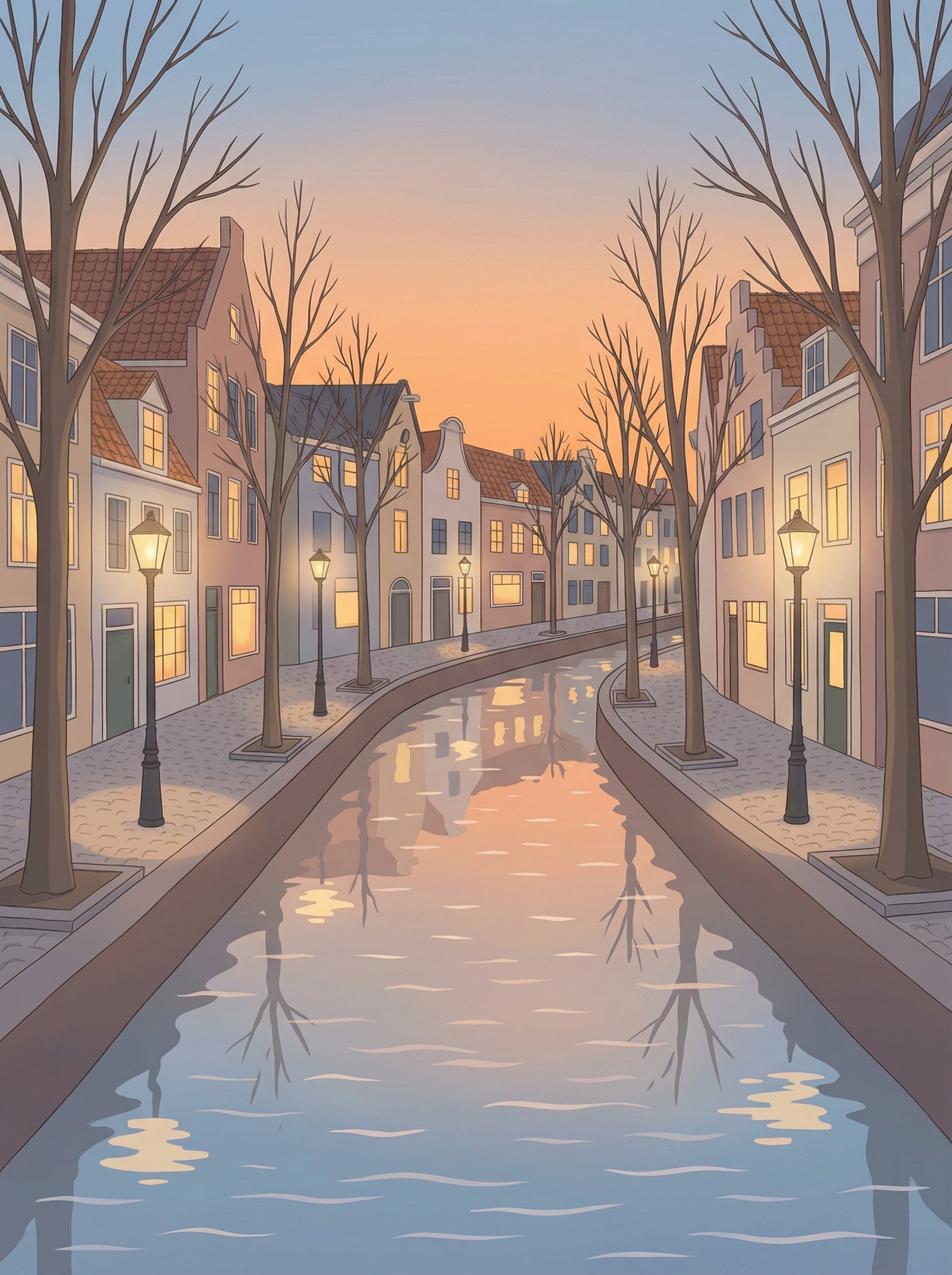 Poster in black frame