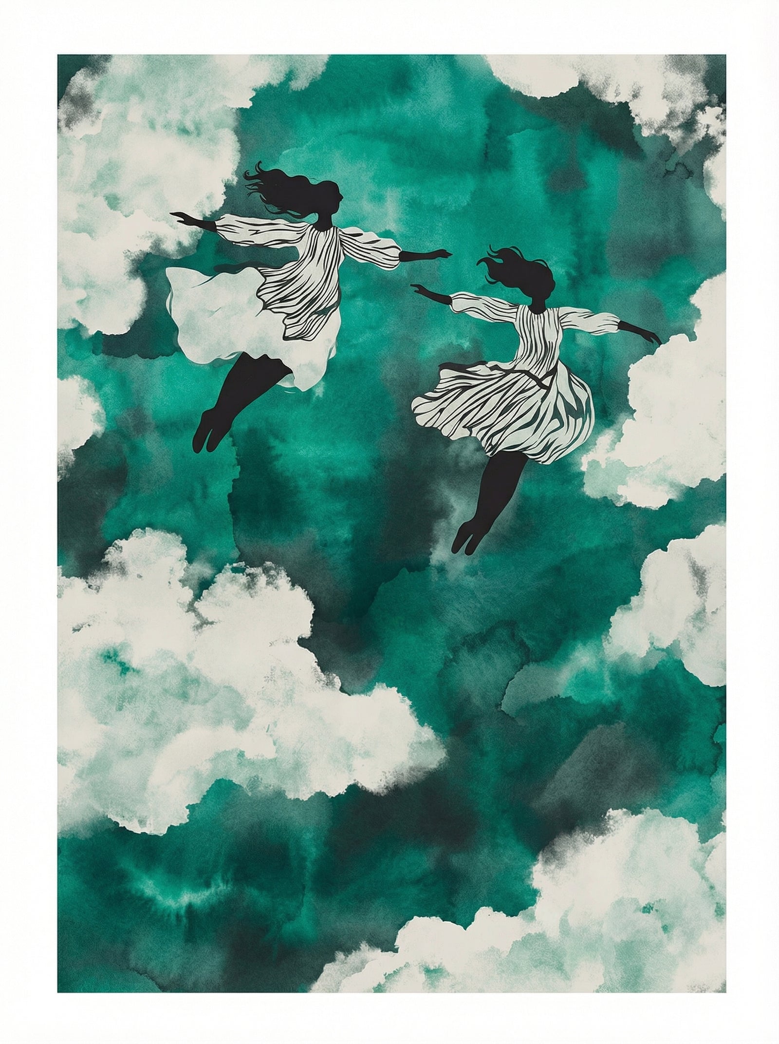 Poster in black frame