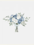 Coastal Bouquet With Bow Poster – poster and art print