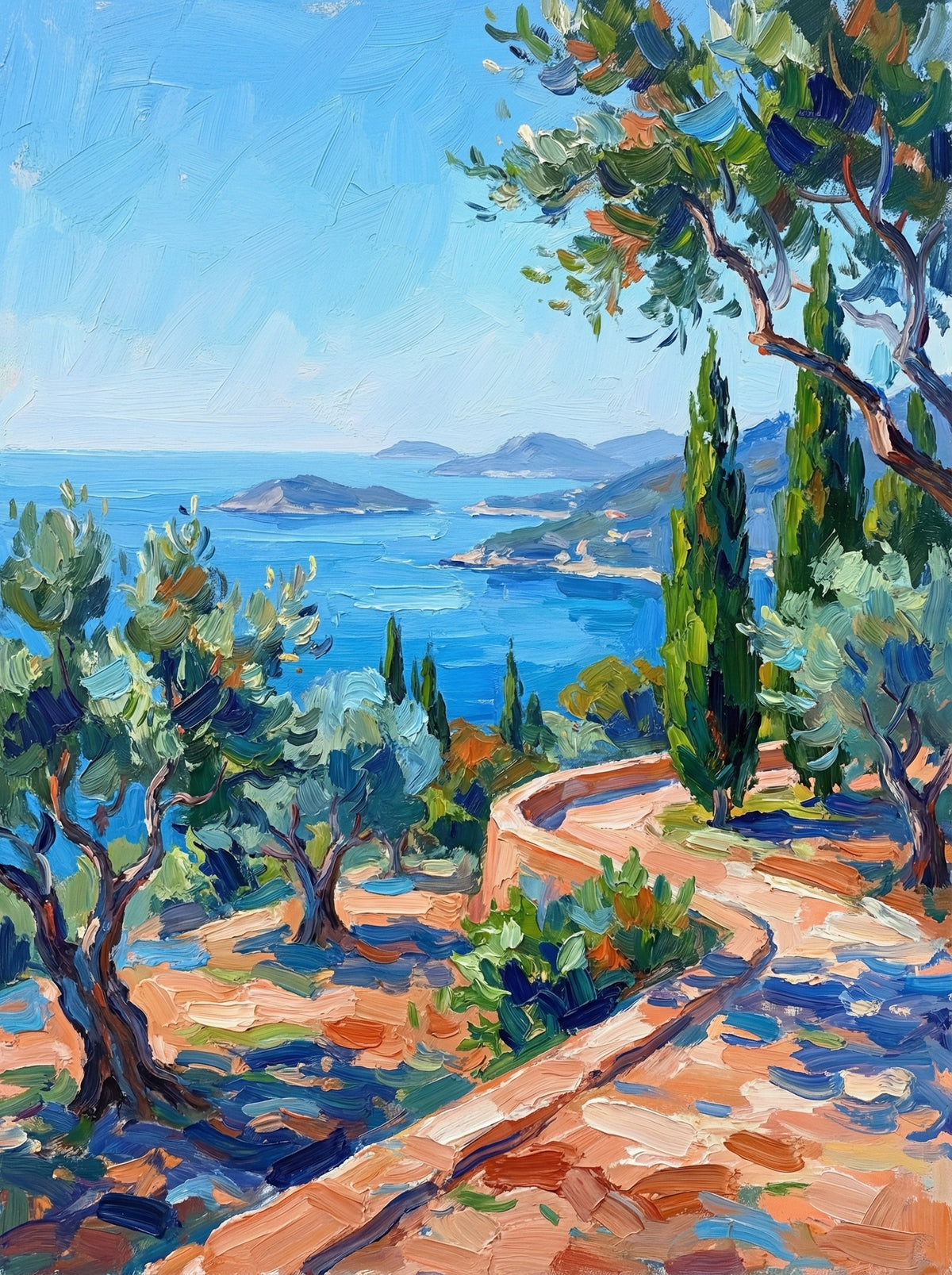 Poster in black frame