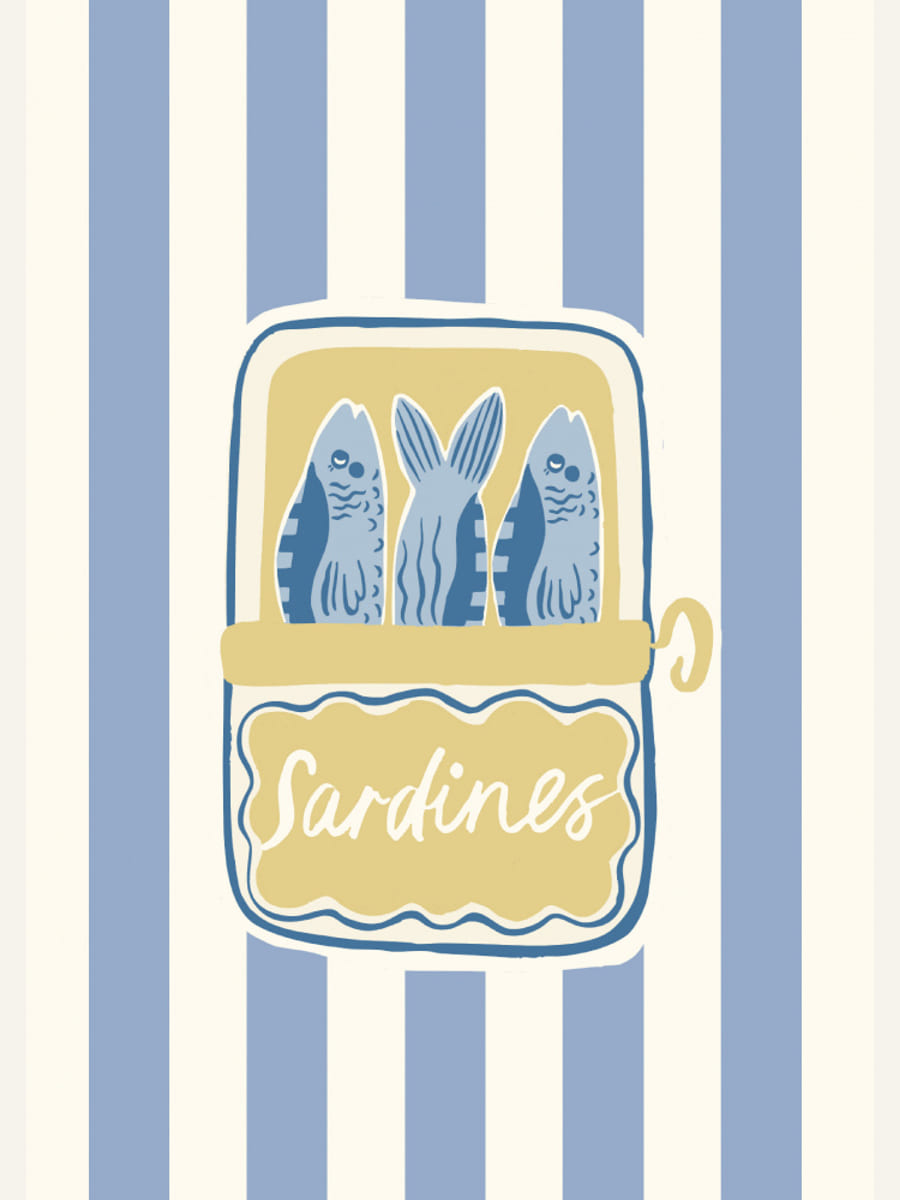Coastal Sardines Poster – plakat og kunsttryk