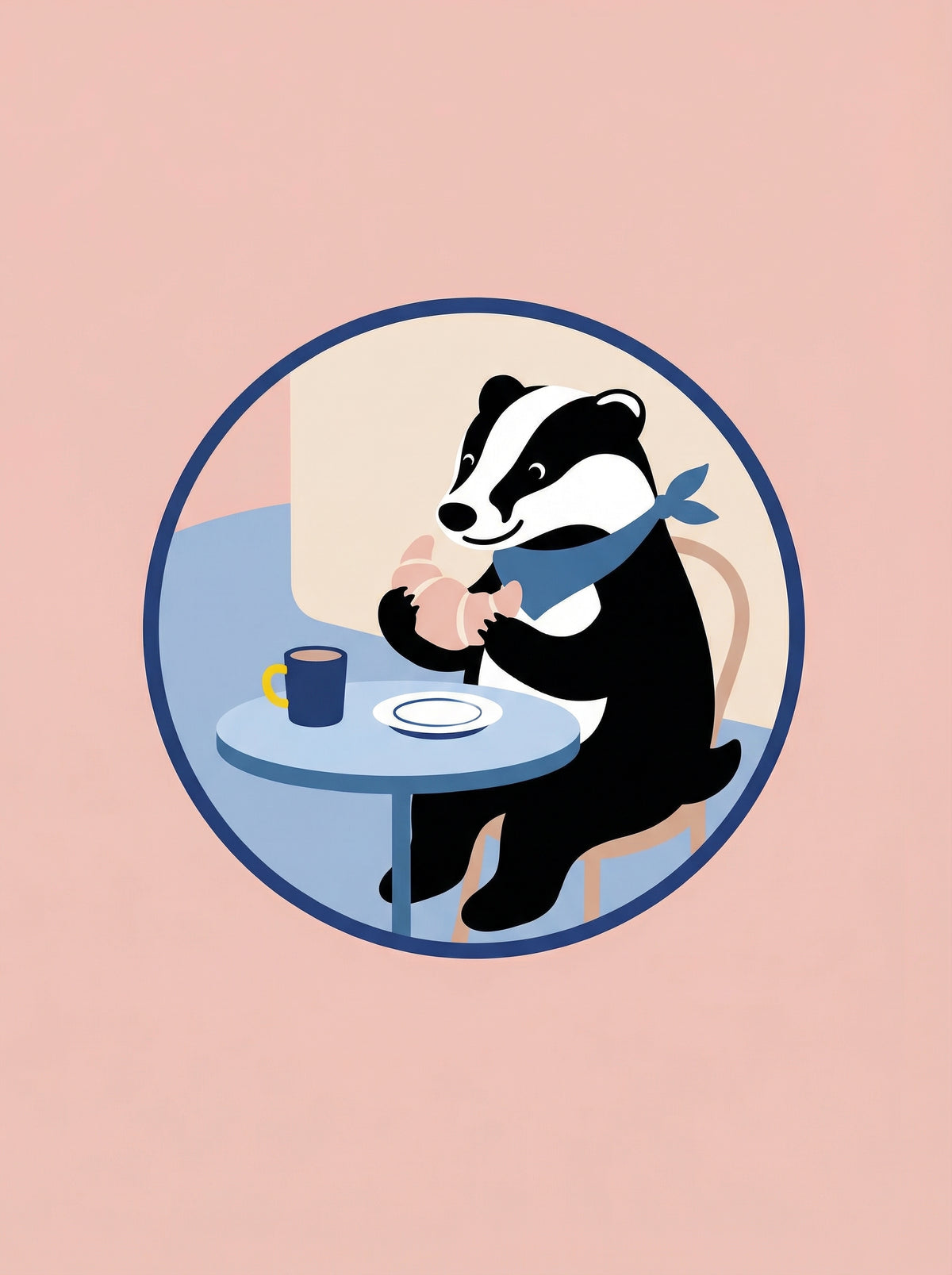 Poster in black frame