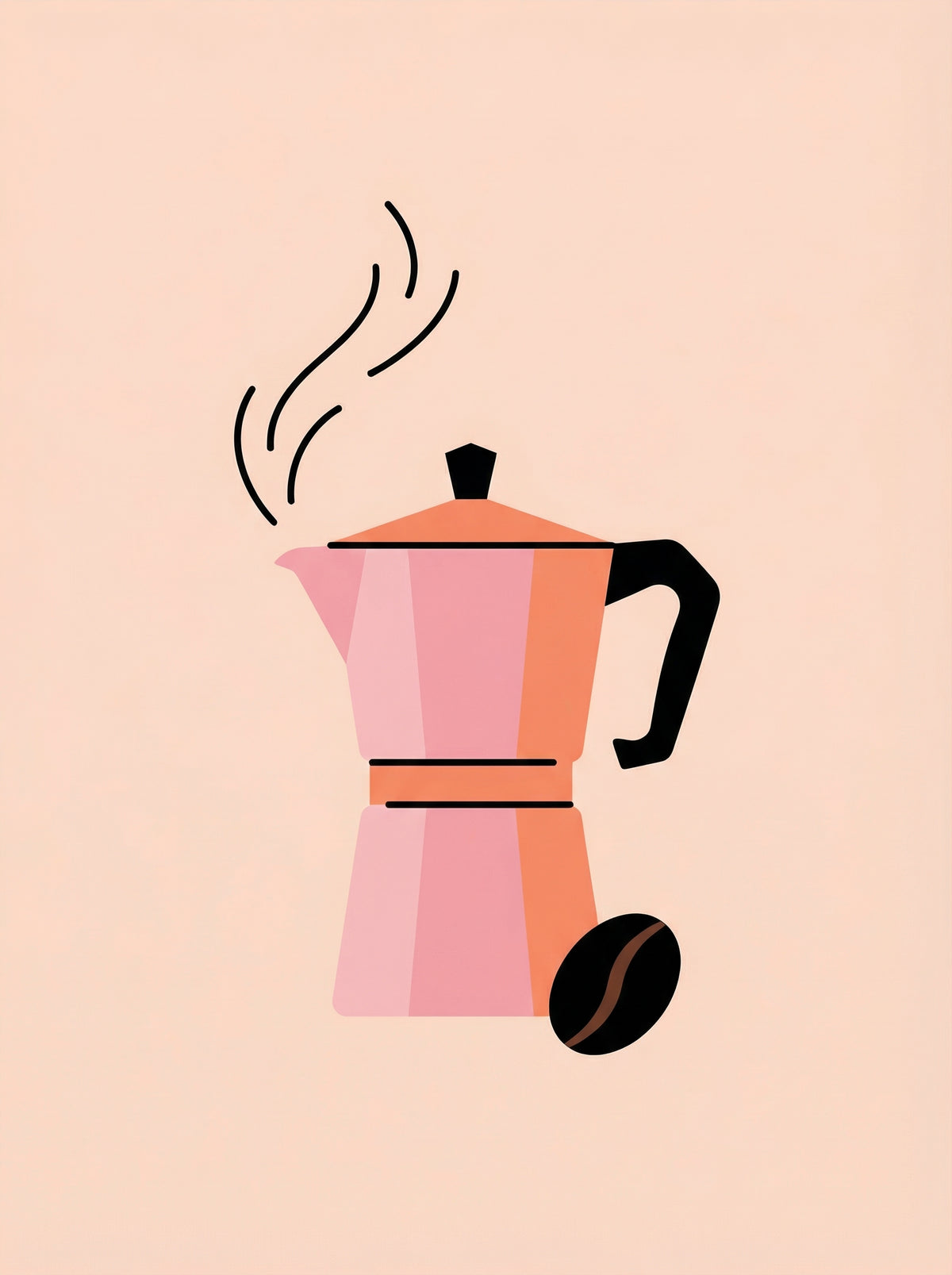 Poster in black frame