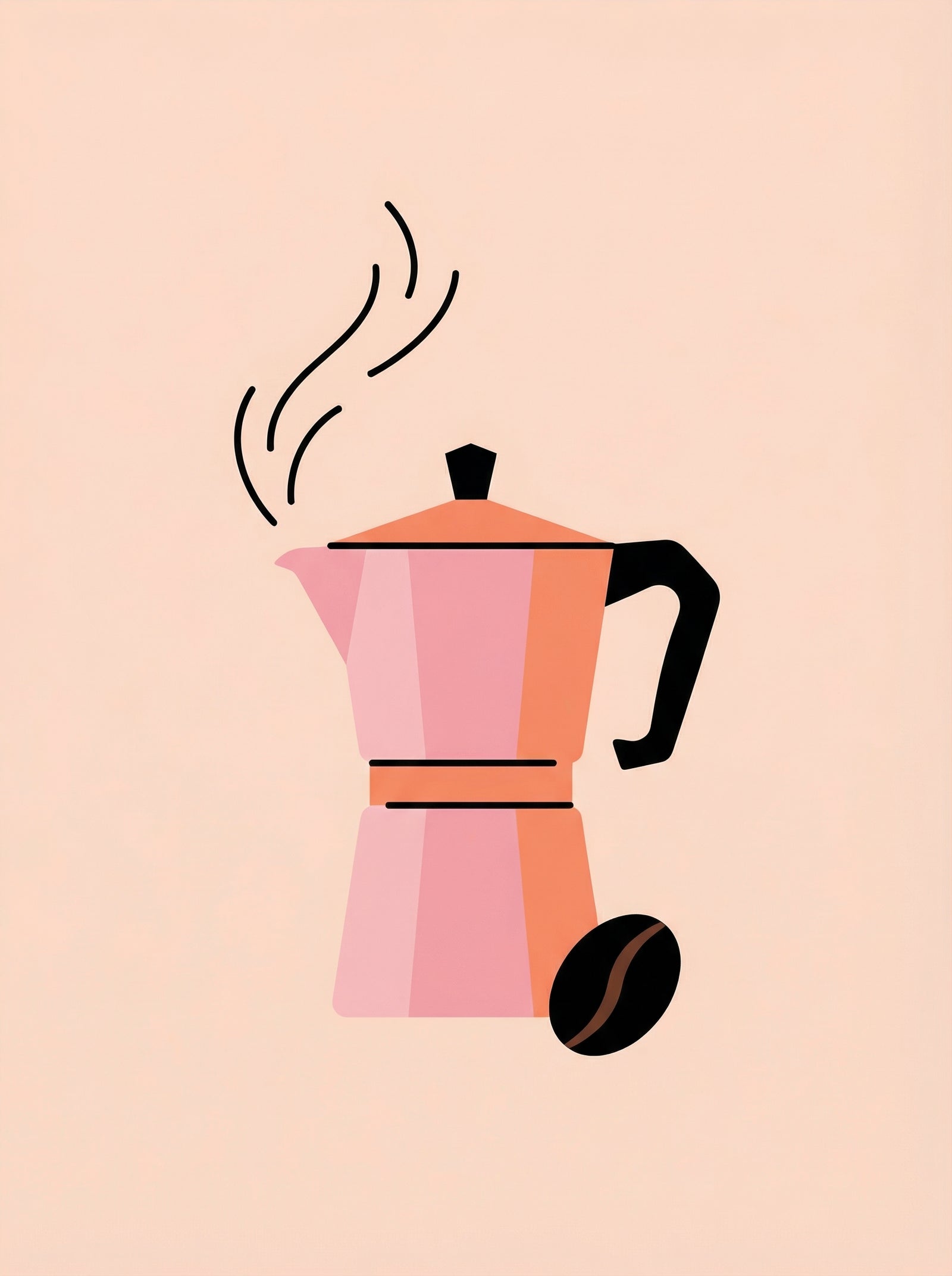 Poster in black frame