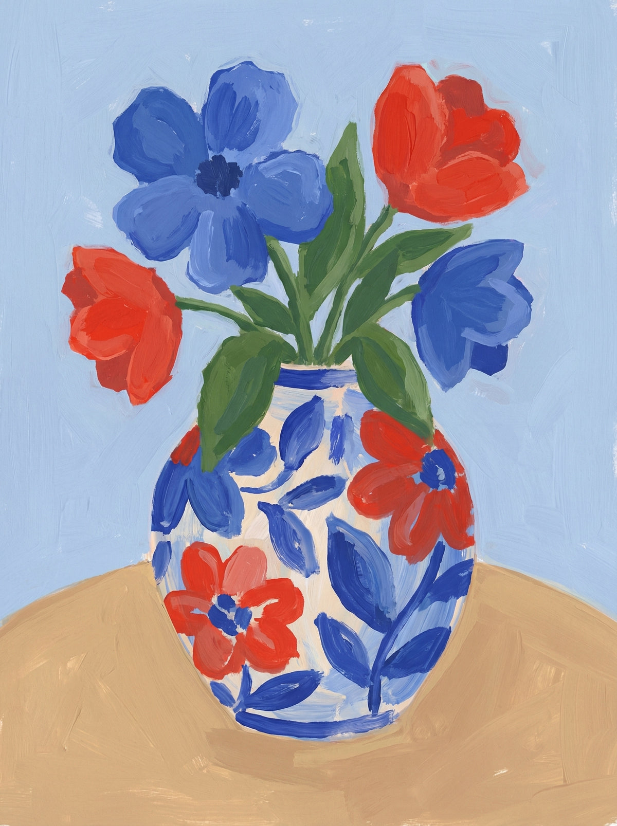 Poster in black frame