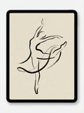 Poster in black frame