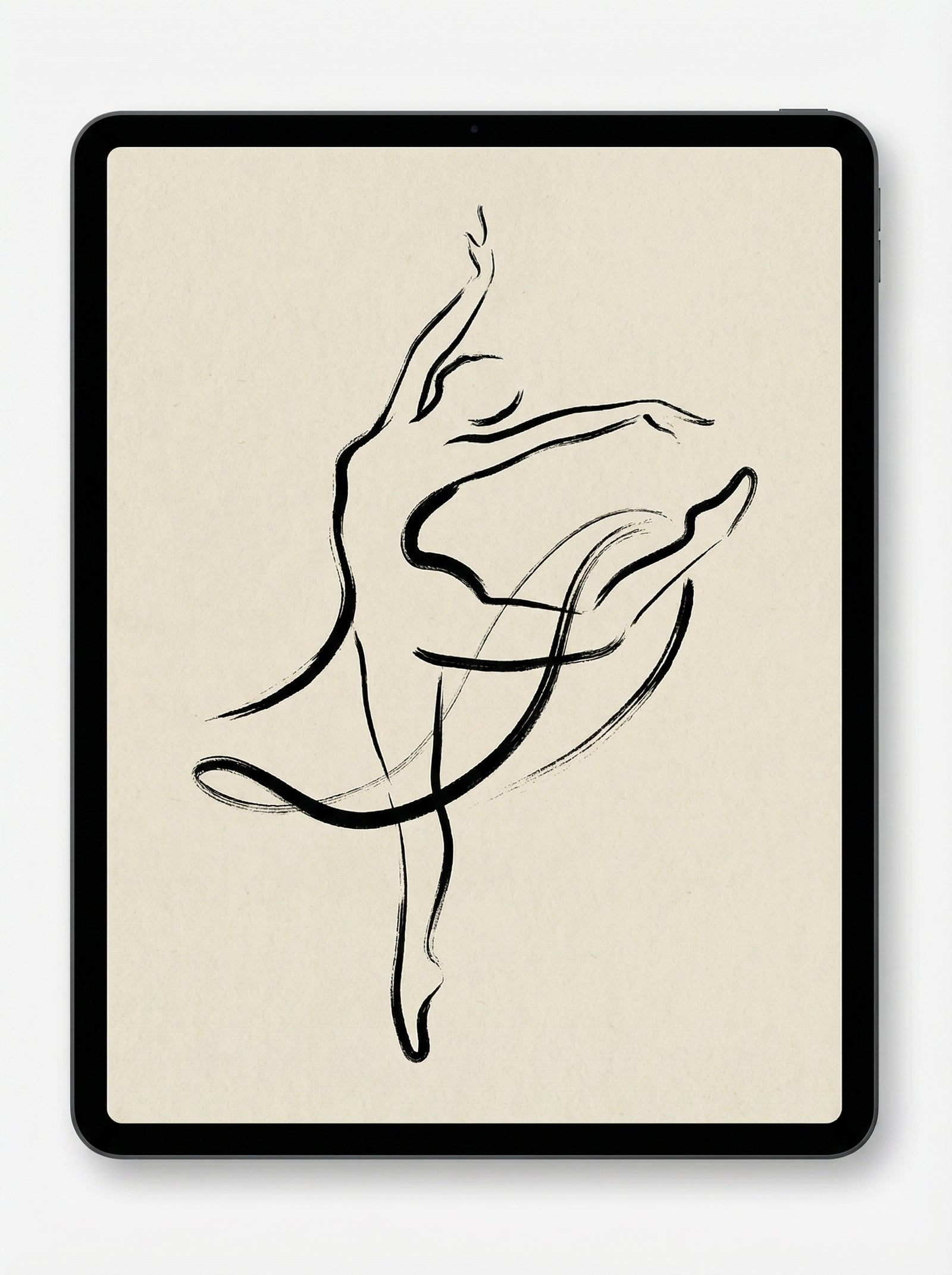 Poster in black frame