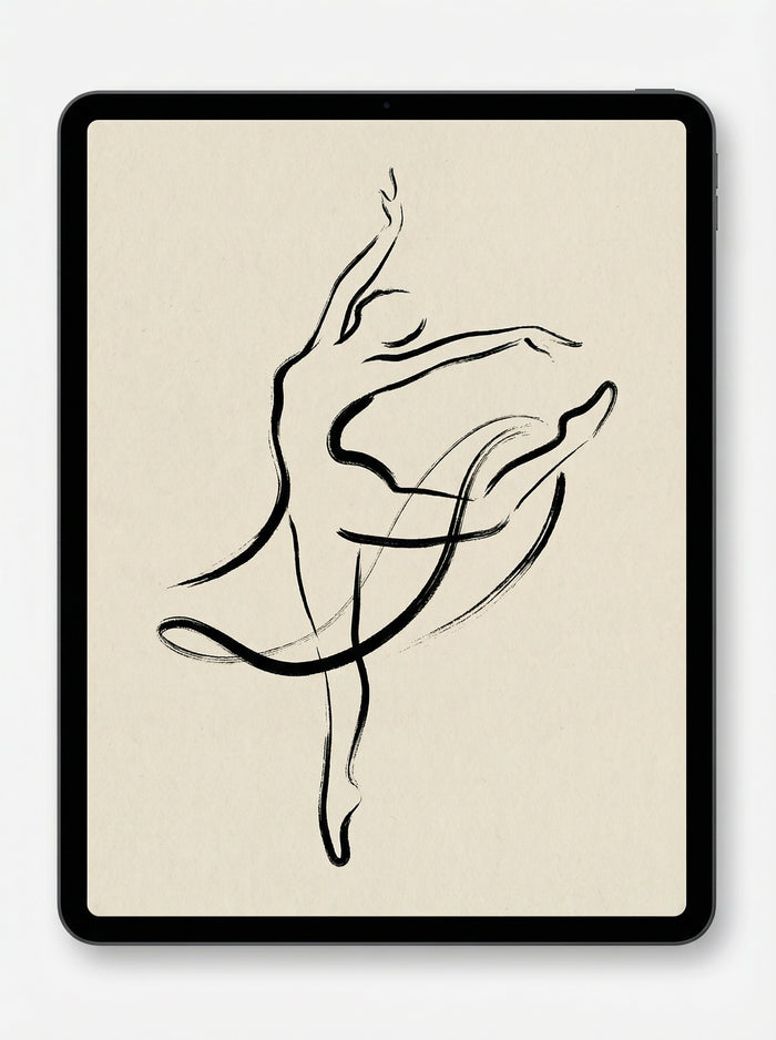 Poster in black frame