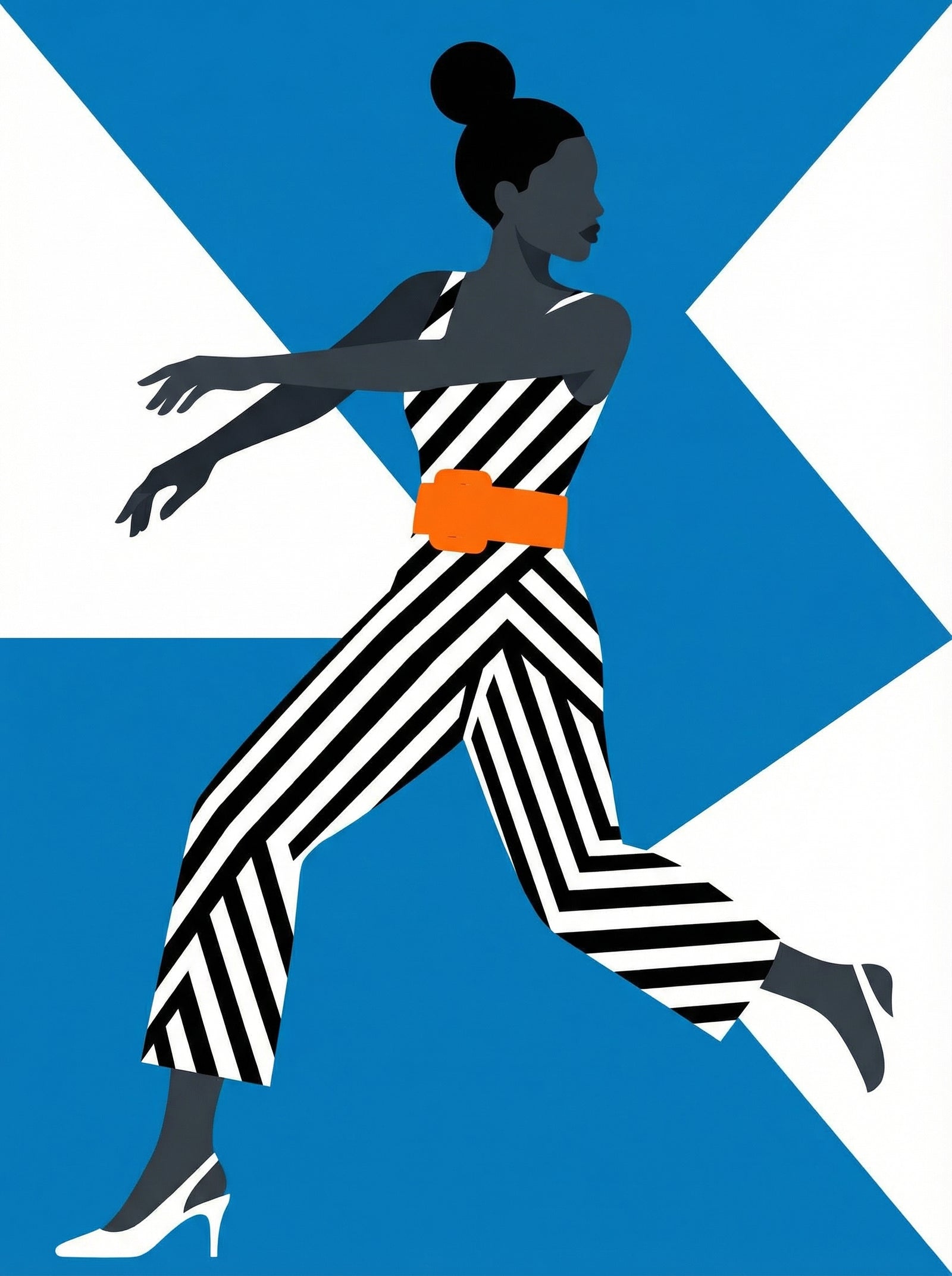 Poster in black frame