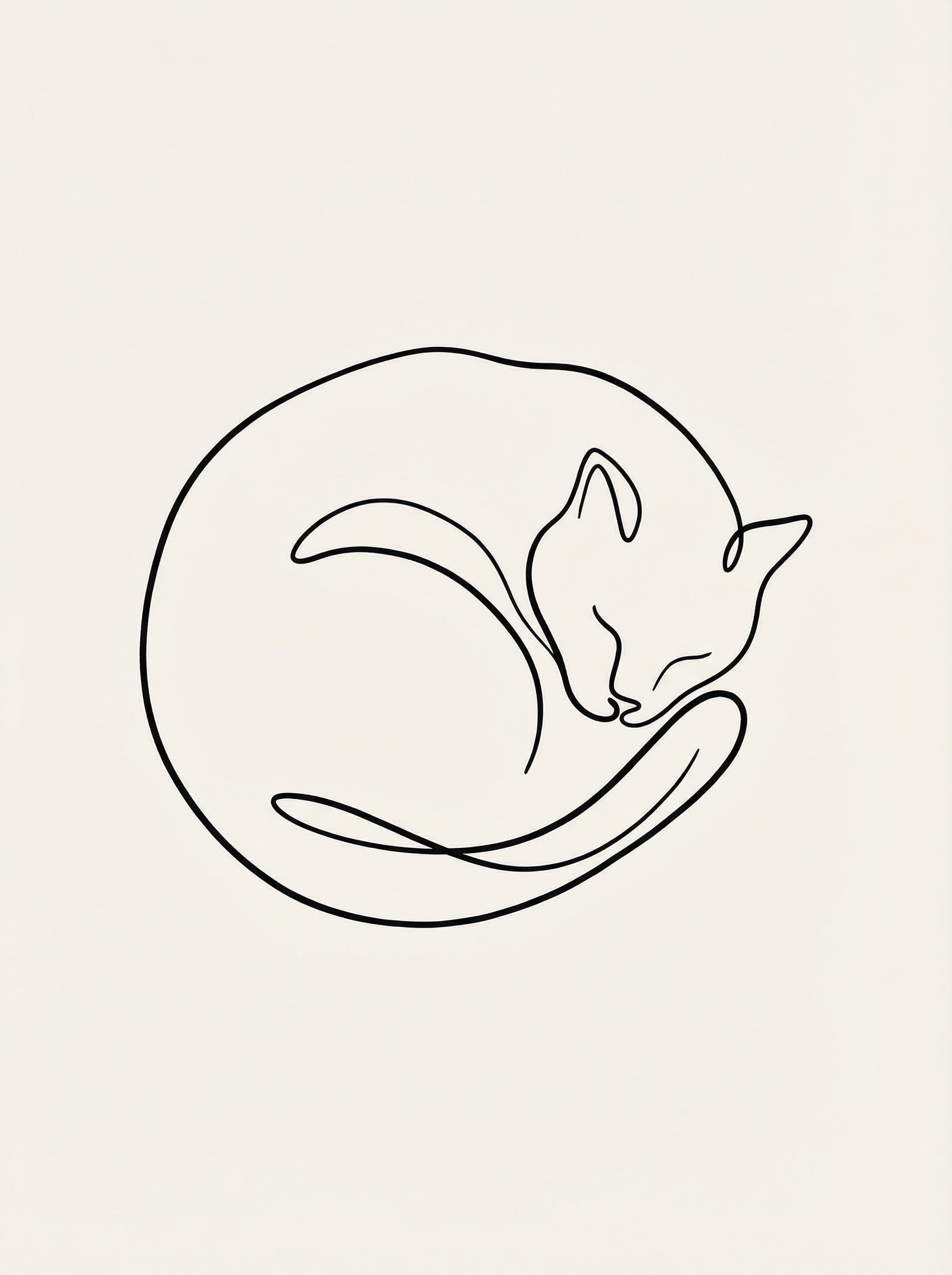 Poster in black frame