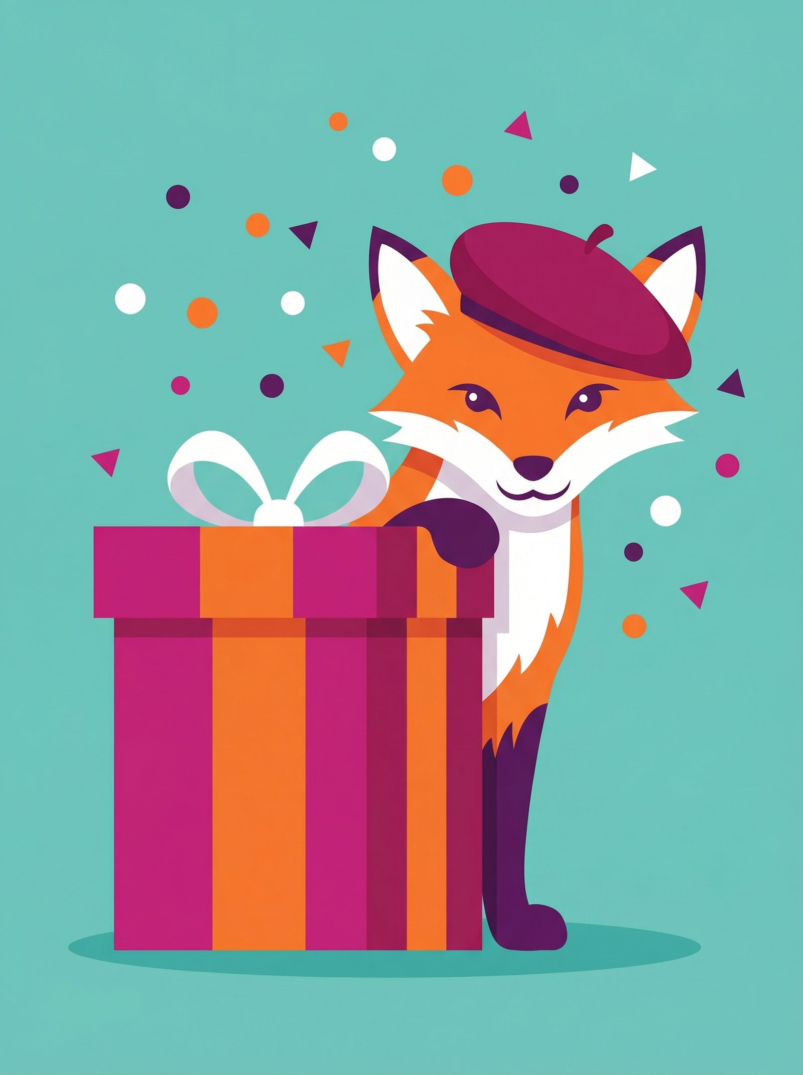 Poster in black frame