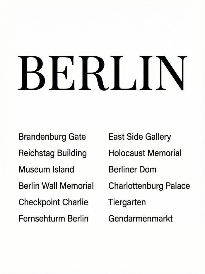 Poster in black frame