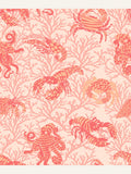 Coral and Lobster peachy fuzz pattern Poster – poster and art print