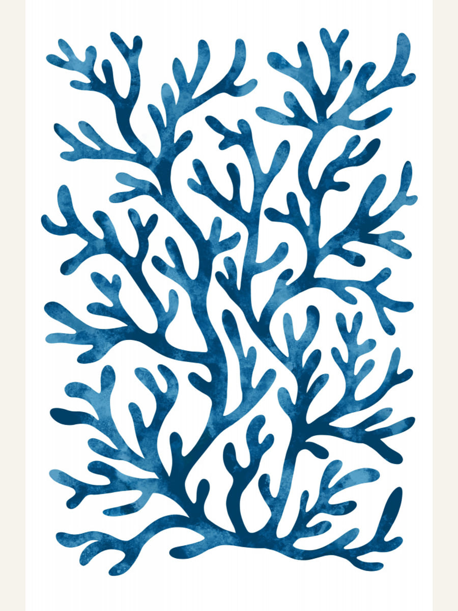 Coral pattern II Poster – poster and art print