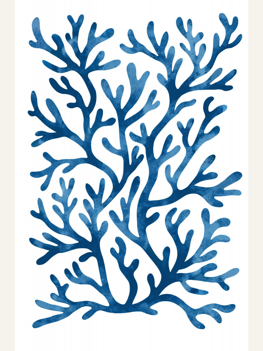 Coral pattern Poster – poster and art print