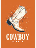 Poster Cowboy Boots Vintage – poster e stampa artistica