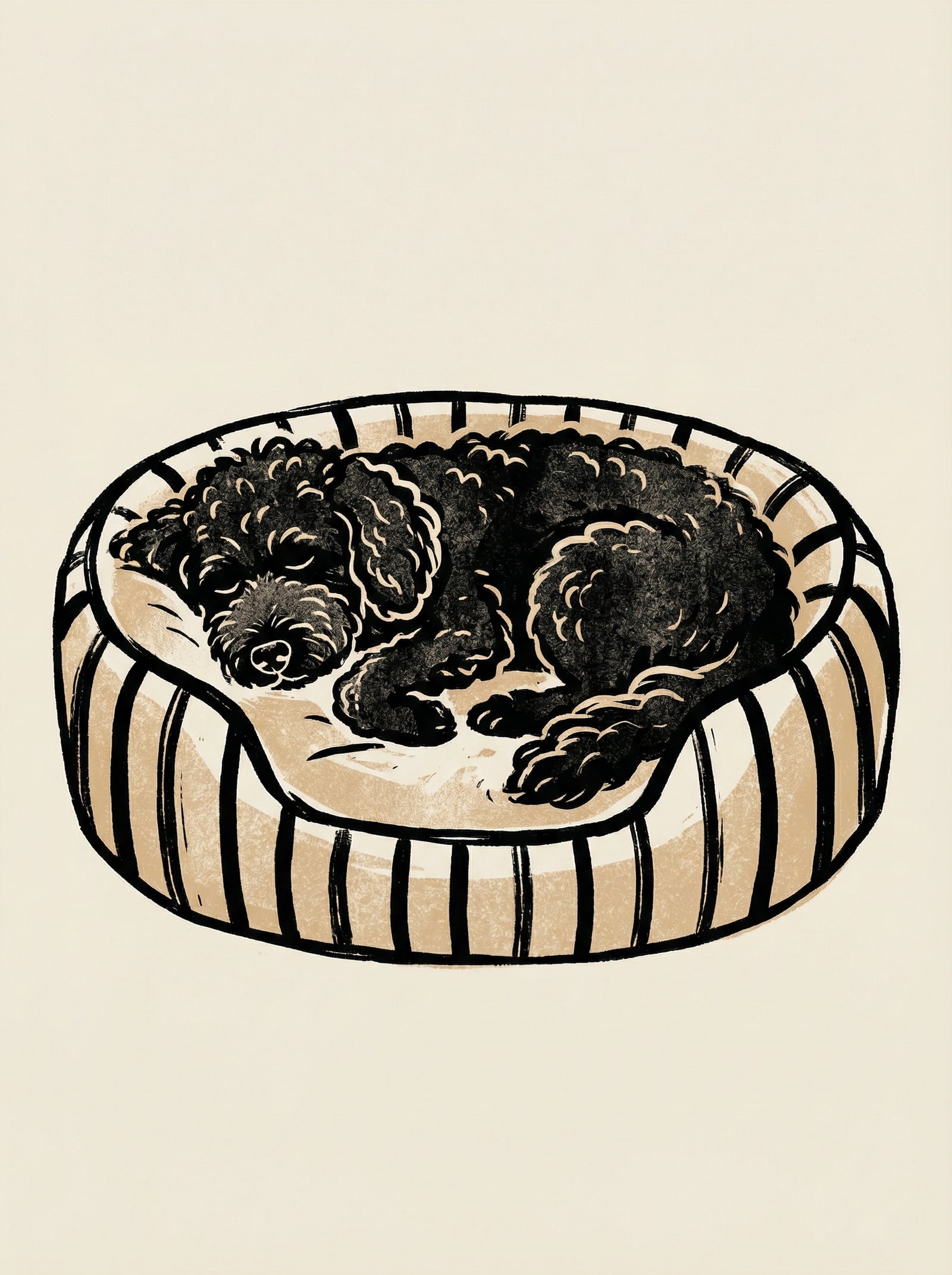 Poster in black frame