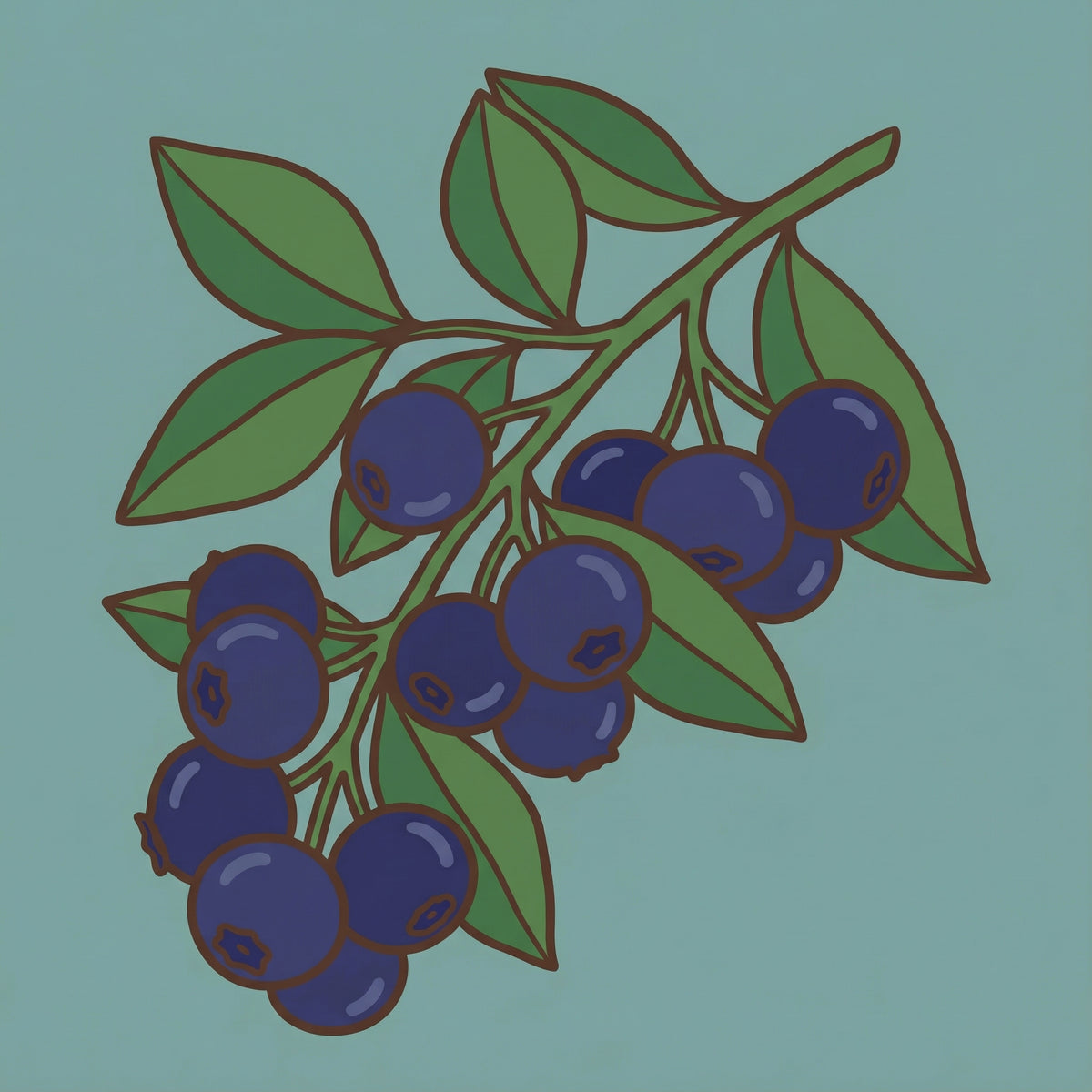 Poster in black frame