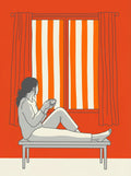 Poster in black frame