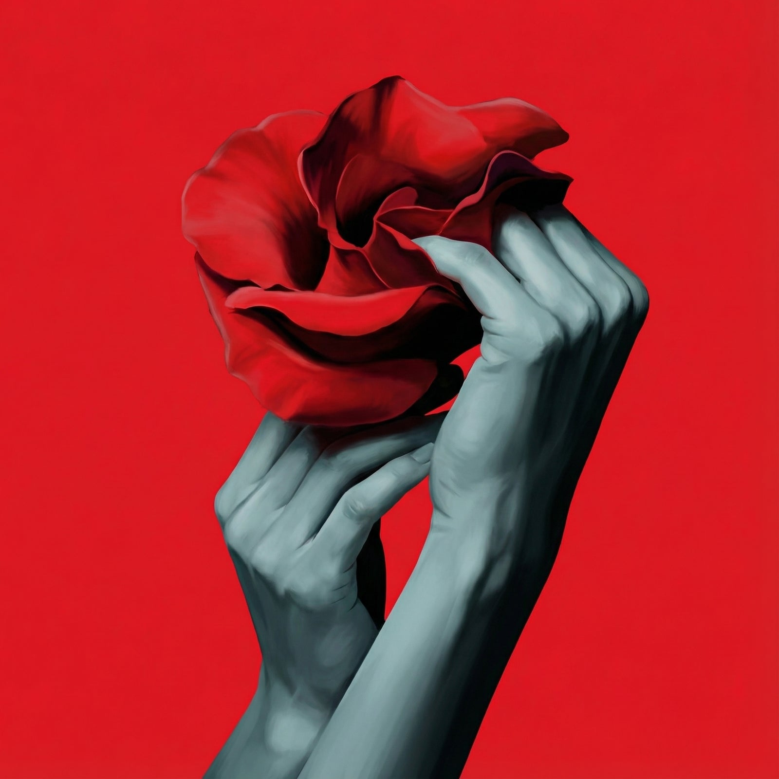 Poster in black frame