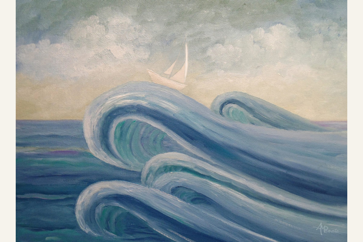 Crowning the Waves Poster – poster och konsttryck