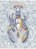 Crustacean Core grey -juliste – juliste ja taidepainatus