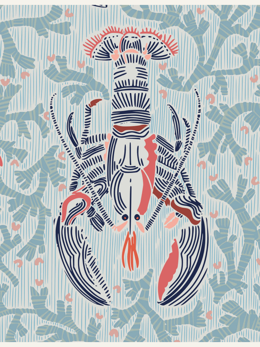 Crustacean Core mint Poster – poster and art print